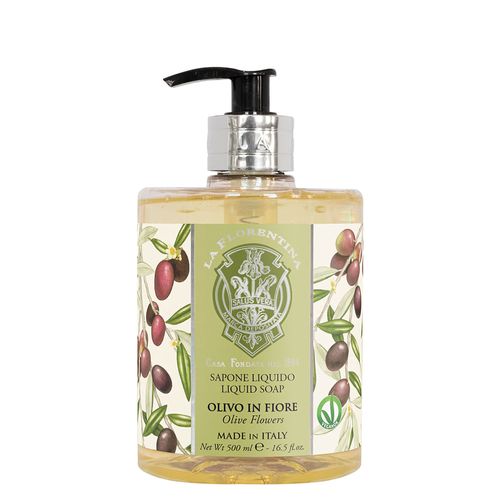 Sabonete Líquido para as Mãos La Florentina Folha de Oliveira 500 ml 500 ml