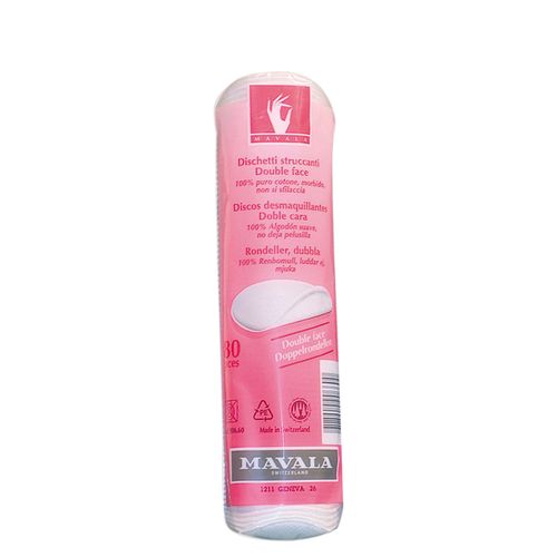 Discos de Algodão Mavala Cotton Pads com 80 Unidades 80 Unidades Discos de Algodão Mavala Cotton Pads com 80 Unidades 80 Unidades