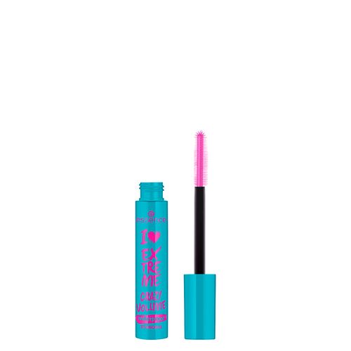 Máscara para Cílios de Volume Essence I Love Extreme À Prova D'Água Crazy Volume Preto 12ml À Prova D'Água Crazy Volume Preto Máscara para Cílios de Volume Essence I Love Extreme À Prova D'Água Crazy Volume Preto 12ml À Prova D'Água Crazy Volume Preto