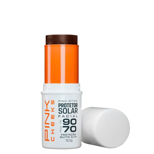 Protetor Solar Facial com Cor Pink Cheeks Pink Stick Fps 90 Fpuva 70 100Km Ultra 16g 100Km
