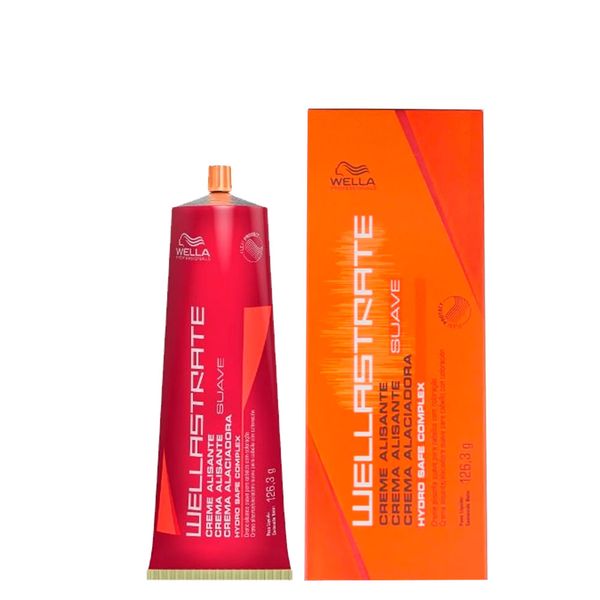 Creme Alisante Suave Wella Professional Wellastrate 125ml 125ml
