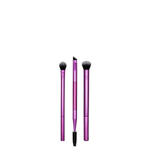 Kit de Pincéis para Maquiagem Real Techniques Eye Shade + Blend Roxo -
