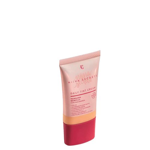 Base Líquida Eudora Niina Secrets Daily Tint Cream Matte 05 25ml 05 Base Líquida Eudora Niina Secrets Daily Tint Cream Matte 05 25ml 05