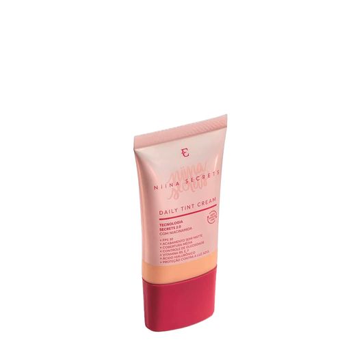 Base Líquida Eudora Niina Secrets Daily Tint Cream Matte 03 25ml 03 Base Líquida Eudora Niina Secrets Daily Tint Cream Matte 03 25ml 03