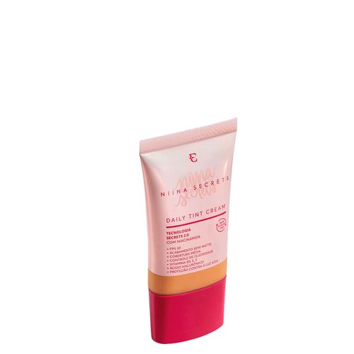 Base Líquida Eudora Niina Secrets Daily Tint Cream Matte 48 25ml 48 Base Líquida Eudora Niina Secrets Daily Tint Cream Matte 48 25ml 48