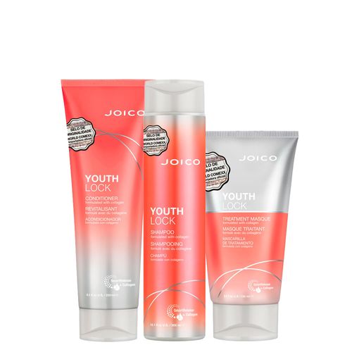 Kit Youth Joico - Shampoo 300ml + Condicionador 250ml + Máscara 150ml Kit