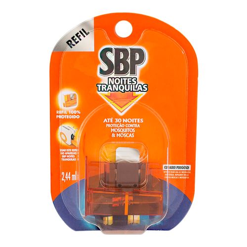 Refil Repelente Elétrico SBP 30 Noites Tranquilas Refil Repelente Elétrico SBP 30 Noites Tranquilas