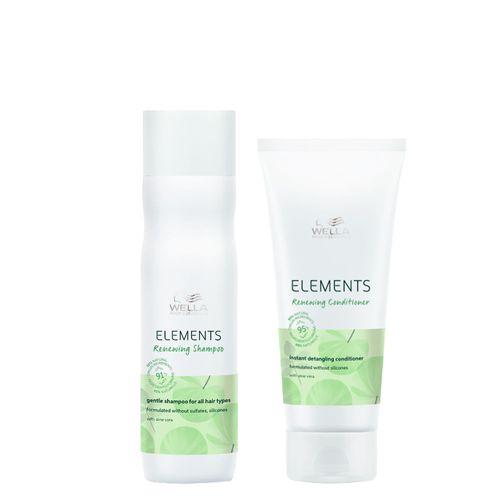 Kit Wella Professionals Elements Renewing - Shampoo 250ml + Condicionador 200ml Kit