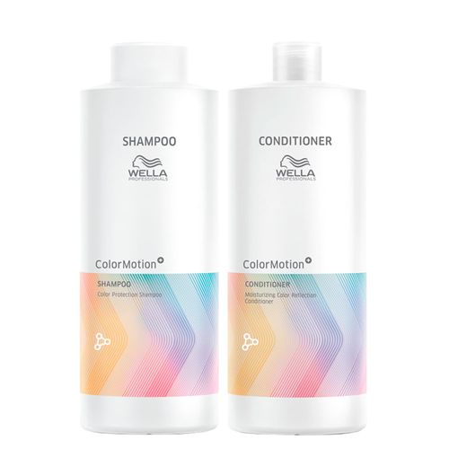 Kit Capilar Wella Professional Color Motion - Shampoo 1000ml + Condicionador 1000ml Kit