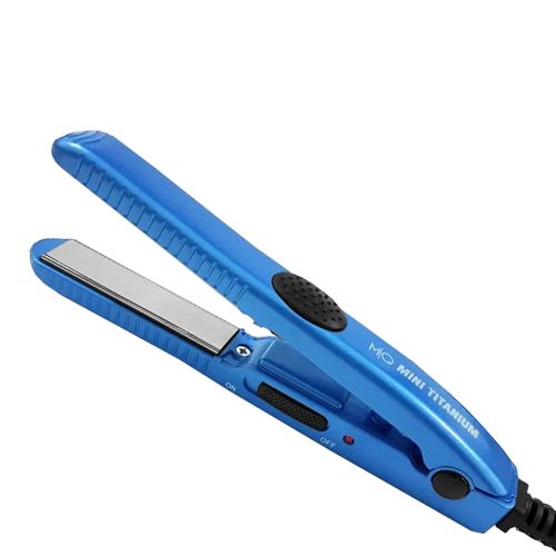Mini Prancha de Cabelo Mq Professional 204°C Titanium Azul Bivolt Azul Mini Prancha de Cabelo Mq Professional 204°C Titanium Azul Bivolt Azul