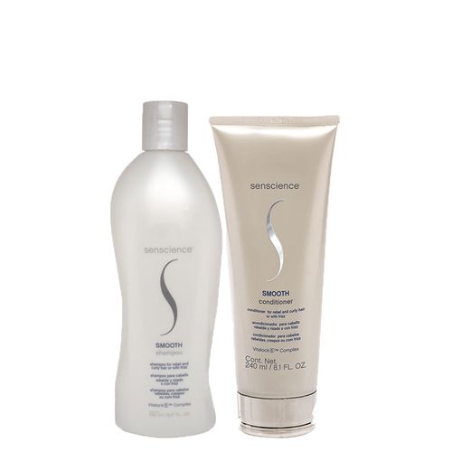 Kit Senscience Smooth - Shampoo 280ml + Condicionador 240ml Kit