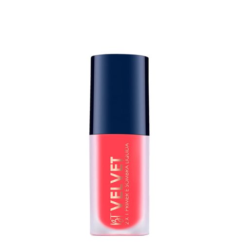 Sombra Líquida e Primer 2X1 Bruna Tavares Bt Velvet Coral 6ml Coral