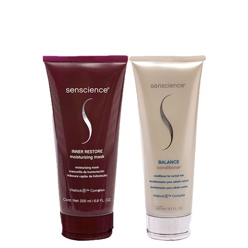 Kit Senscience Balance - Condicionador 240ml + Máscara de Hidratação 200ml Kit Kit Senscience Balance - Condicionador 240ml + Máscara de Hidratação 200ml Kit