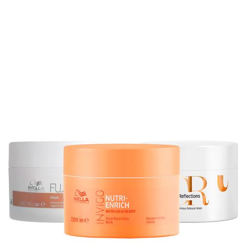 Kit de Cronograma Capilar Wella Professionals Home Care - 3 Produtos Kit