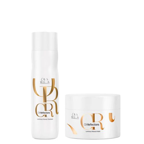 Kit  Wella Oil Reflections - Shampoo 250ml + Máscara 150ml Kit