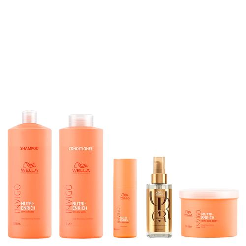 Kit Wella Professionals Invigo Nutri Enrich Profissional – 5 Produtos Kit Kit Wella Professionals Invigo Nutri Enrich Profissional – 5 Produtos Kit