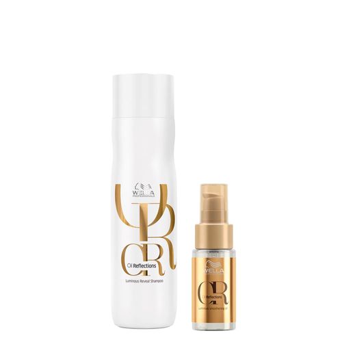 Kit Wella Oil Reflections - Shampoo 250ml + Óleo 30ml Kit