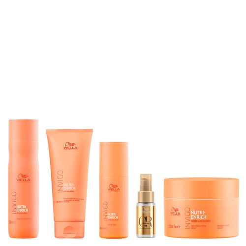 Kit Wella Professionals Invigo Nutri Enrich Home Care Wonder - 5 Produtos Kit Kit Wella Professionals Invigo Nutri Enrich Home Care Wonder - 5 Produtos Kit
