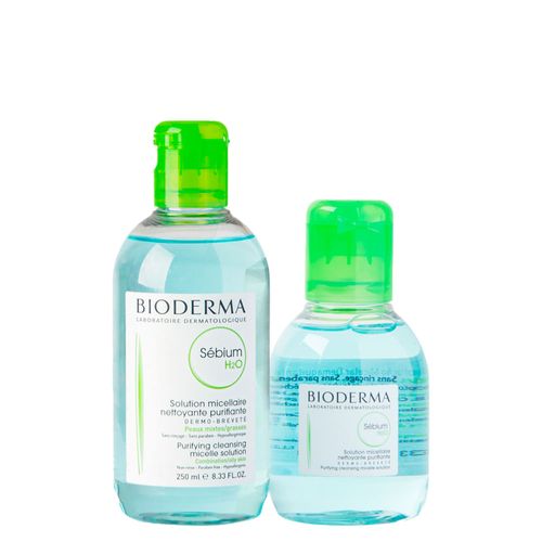 Kit Bioderma Sébium - Água Micelar 250ml + Água Micelar 100ml Kit