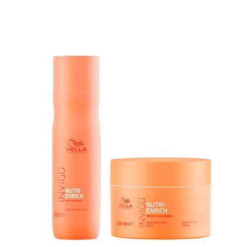 Kit Wella Professionals Invigo Nutri Enrich - Shampoo 250ml + Máscara 150ml Kit Kit Wella Professionals Invigo Nutri Enrich - Shampoo 250ml + Máscara 150ml Kit