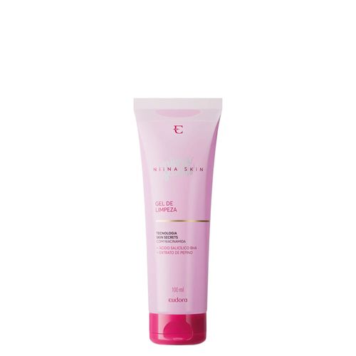 Gel Facial de Limpeza Eudora Niina Secrets Skin 100ml 100 ml
