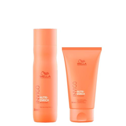 Kit Wella Professionals Invigo Nutri Enrich - Shampoo 250ml + Leave-In Control 150ml Kit Kit Wella Professionals Invigo Nutri Enrich - Shampoo 250ml + Leave-In Control 150ml Kit