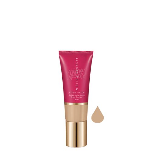 Base Líquida Eudora Niina Secrets Hidra Glow Natural 13 30ml 13 Base Líquida Eudora Niina Secrets Hidra Glow Natural 13 30ml 13