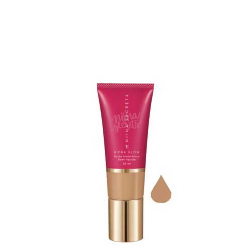 Base Líquida Eudora Niina Secrets Hidra Glow Natural 45 30ml 45 Base Líquida Eudora Niina Secrets Hidra Glow Natural 45 30ml 45