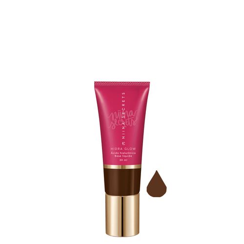 Base Líquida Eudora Niina Secrets Hidra Glow Natural 100 30ml 100 Base Líquida Eudora Niina Secrets Hidra Glow Natural 100 30ml 100