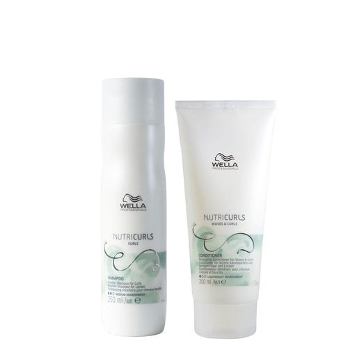 Kit Wella Professionals Nutricurls - Shampoo 250 ml + Condicionador 200 ml Kit
