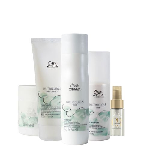 Kit Wella Professionals Nutricurls Light Home Care- 5 Produtos Kit Kit Wella Professionals Nutricurls Light Home Care- 5 Produtos Kit