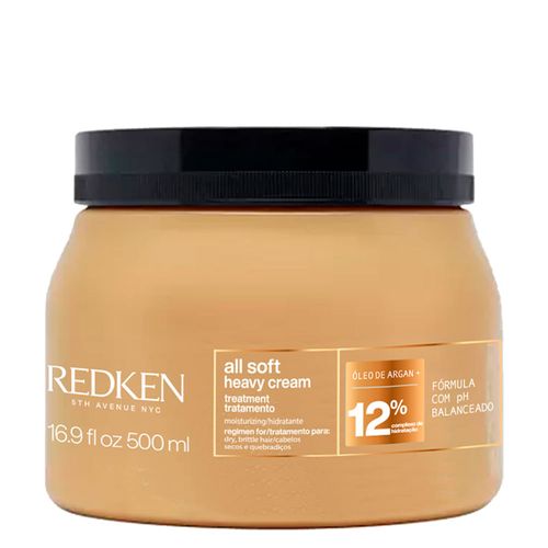 Máscara de Hidratação Redken All Soft Heavy Hidratação Profunda 500ml 500ml