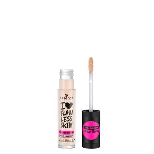 Corretivo Líquido Essence I Love Flawless Skin 10 Light Porcelain 4ml Essence I Love Flawless Skin Corretivo Líquido 10 Light Porcelain 4ml