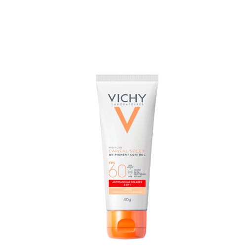 Protetor Solar Facial Antimanchas Vichy Capital Soleil Uv-Pigment Control Fps 60 1.0 40G