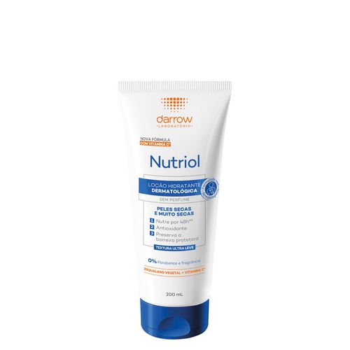 Loção Hidratante Corporal Darrow Nutriol Sem Perfume 200ml Sem Perfume