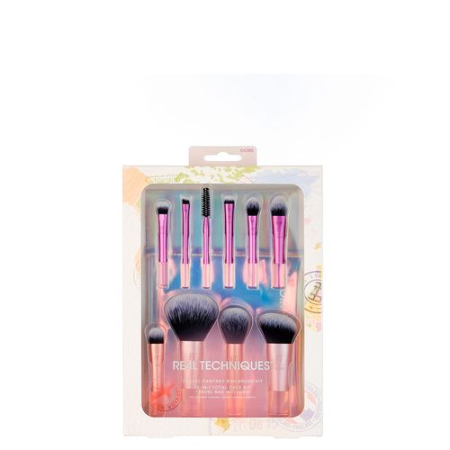 Kit 10 Pincéis para Maquiagem + Nécessaire Real Techniques Fantasy Mini Brush - Kit 10 Pincéis para Maquiagem + Nécessaire Real Techniques Fantasy Mini Brush -