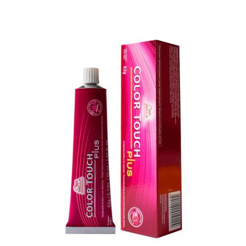 Tonalizante Wella Professionals Color Touch Plus 55/07 Castanho Claro Intenso Natural Marrom 62g 55/07 Castanho Claro Intenso Natural Marrom