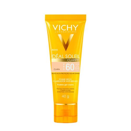 Kit com 3 Unidades de Protetor Solar Vichy Ideal Soleil Clarify FPS60 Clara 40g Kit com 3 Unidades de Protetor Solar Vichy Ideal Soleil Clarify FPS60 Clara 40g