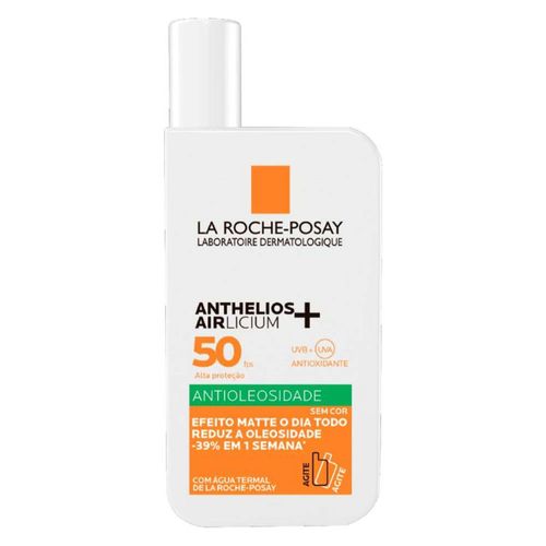 Kit com 3 Unidades de Protetor Solar Facial La Roche-Posay Anthelios Airlicium+ Fluido FPS50