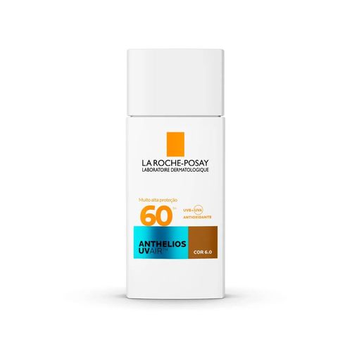 Kit com 3 Unidades de Protetor Solar Anthelios Uvair FPS 60 Cor 6.0 45ml