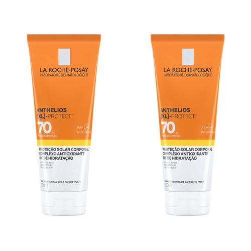 Kit com 2 Unidades de Protetor Solar Corporal La Roche-Posay Anthelios XL FPS 70 200ml Kit com 2 Unidades de Protetor Solar Corporal La Roche-Posay Anthelios XL FPS 70 200ml