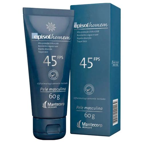 Kit com 2 Unidades de Protetor Solar Episol Homem Fps45 60g Kit com 2 Unidades de Protetor Solar Episol Homem Fps45 60g