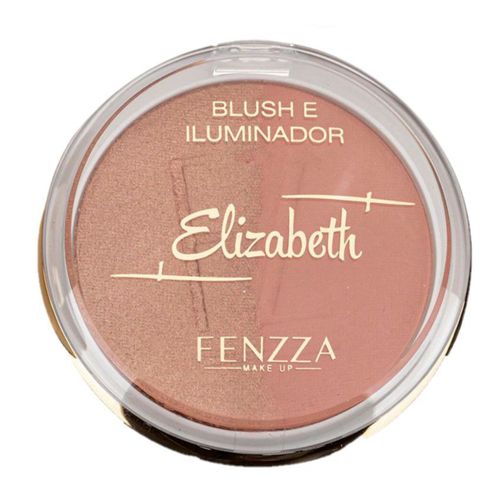 Duo Blush e Iluminador Elizabeth Cor 1 Fenzza FZ32013