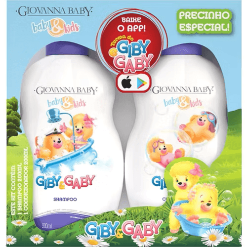Giovanna Baby Kit Shampoo + Condicionador Giby E Gaby Kids