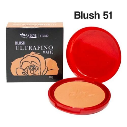 Blush Ultrafino Matte S/Espelho Cor: 051 Max Love Blush Ultrafino Matte S/Espelho Cor: 051 Max Love