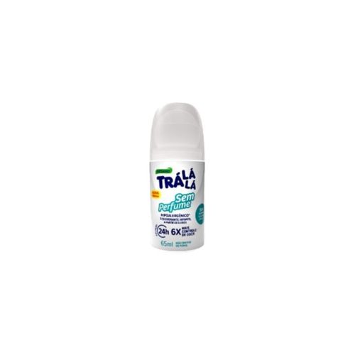 Kit c/2 Unidades de Desodorante Roll-On Tralala Kidesodorante Sem Perfume 65ml