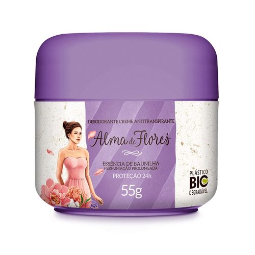 Alma De Flores Baunilha Desodorante Creme 55g Alma De Flores Baunilha Desodorante Creme 55g