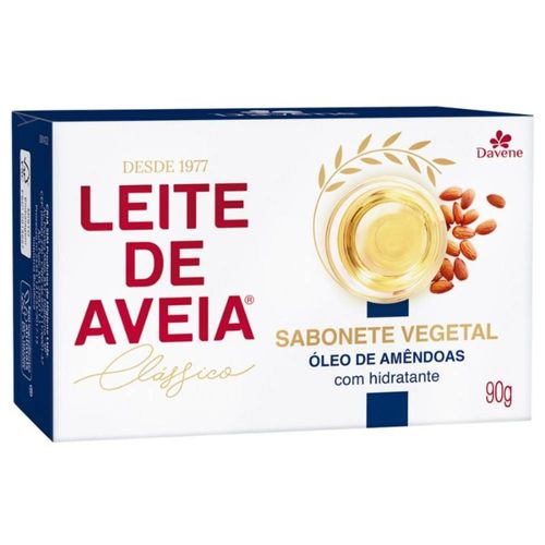 Kit c/2 Davene Sabonete Leite De Aveia Amendoas 90g Kit c/2 Davene Sabonete Leite De Aveia Amendoas 90g