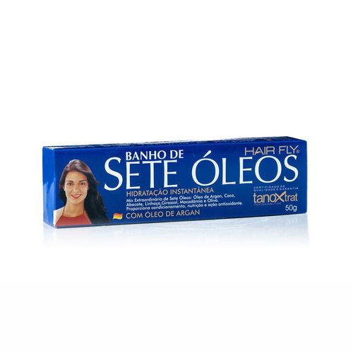 Creme Banho De Queratina Hair Fly 50g Sete Óleos