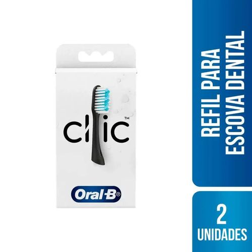 Oral-B Refil Para Escova Dental Clic 2 Unidades Oral-B Refil Para Escova Dental Clic 2 Unidades